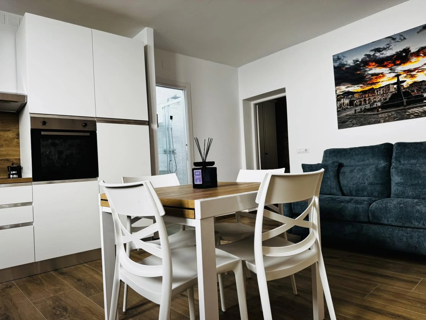 Soggiorno e cucina dell’appartamento PALAGOR